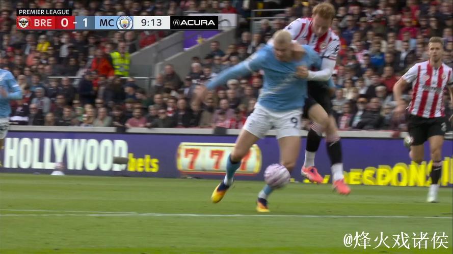 英超-福登双响丁丁助攻 曼城2-2布伦特福德